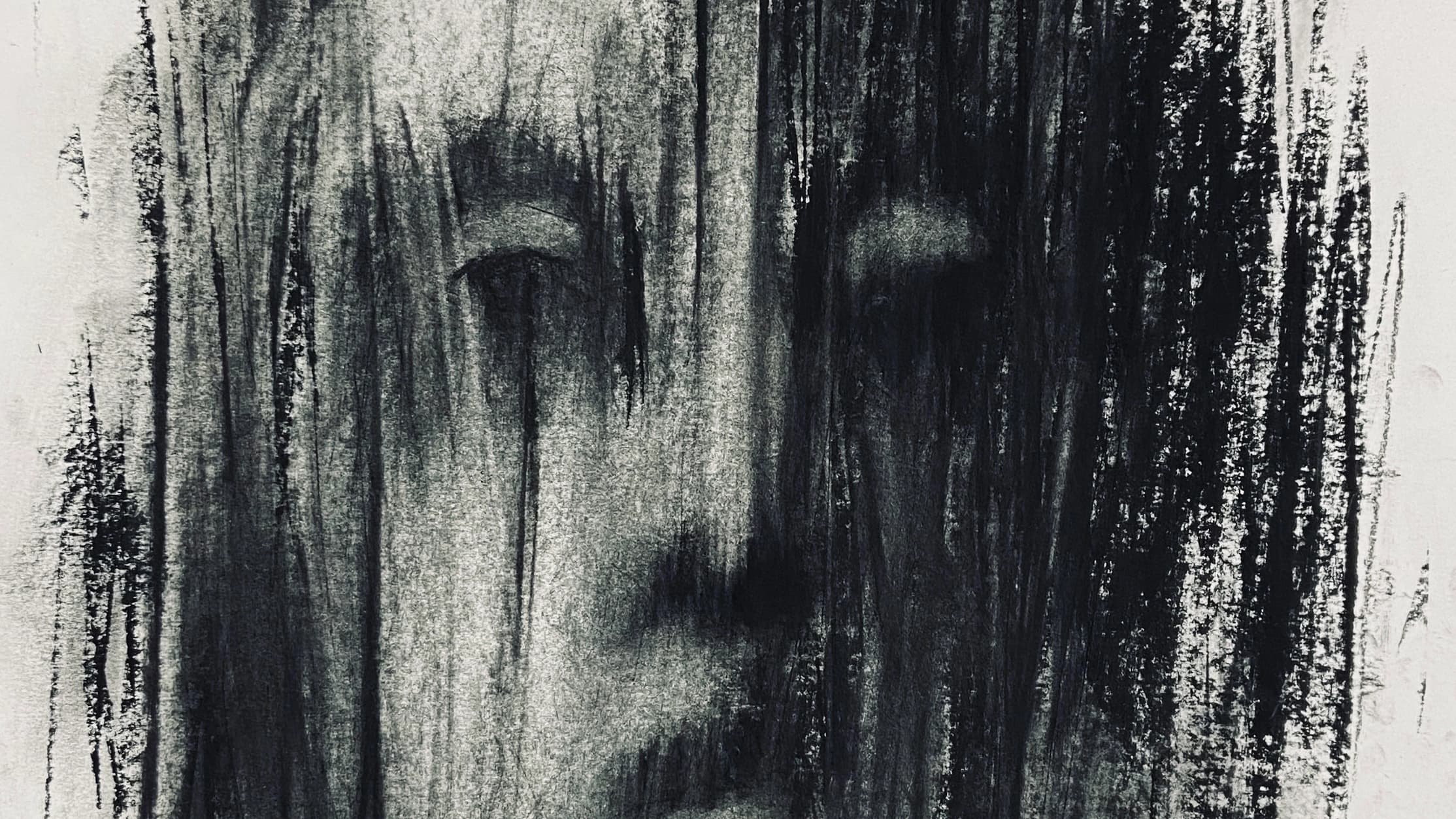 Charcoal artwork by Sherif Zohri